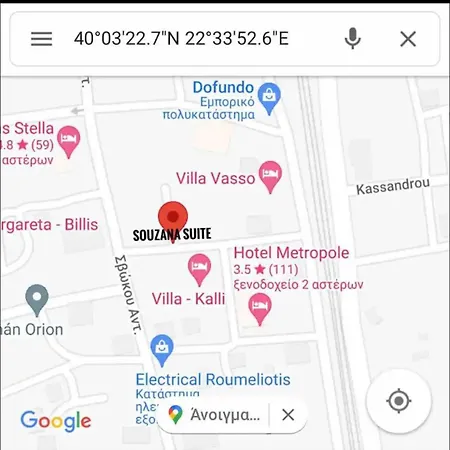 Hébergement de vacances Souzana *